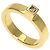 Gucci Square Diamantring aus 18K Gelbgold