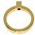 Gucci Square Diamantring aus 18K Gelbgold - Ansicht 4