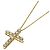 Autre Marque Collana Croce Large Tiffany & Co. con Diamanti in Oro Giallo 18K