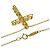 Autre Marque Collana Croce Large Tiffany & Co. con Diamanti in Oro Giallo 18K - vista 2