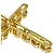 Autre Marque Collana Croce Large Tiffany & Co. con Diamanti in Oro Giallo 18K - vista 4