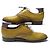 SCARPE BERLUTI RICHELIEU RAPIECE SCRITTO NUOVE 10.5 44.5 PELLE ICE GOLD Marrone - vista 2