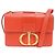 Autre Marque NUOVA BORSA A MANO DIOR MICRO 30 MONTAIGNE IN PELLE BOX ARANCIONE BORSA A TRACCOLLA