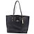 Coach Town Shopper aus schwarzem Narbenleder