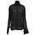 Dolce & Gabbana Blusa trasparente a maniche lunghe con colletto Dolce and Gabbana in viscosa nera Nero