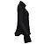 Dolce & Gabbana Blusa trasparente a maniche lunghe con colletto Dolce and Gabbana in viscosa nera Nero - vista 3