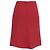 Falda lápiz Giorgio Armani en algodón rojo Roja Burdeos - vista 3