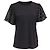 Blusa de mangas acampanadas Michael Kors en algodón negro