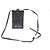Custodia per telefono a tracolla Marc Jacobs The Groove in pelle nera Nero