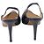 Décolleté Slingback Manolo Blahnik in pelle nera Stampa python - vista 6