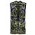 Blusa senza maniche Givenchy con stampa floreale tropicale e geometrica in seta multicolore - vista 4