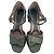 Tacchi a blocco Marni in pelle olive green Verde Verde oliva - vista 5