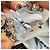 Self portrait Self-Portrait Mini-Kleid mit Kristallbesatz aus hellblauem Polyester - Ansicht 5