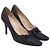 Décolleté Manolo Blahnik in pelle nera Nero - vista 2