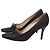 Décolleté Manolo Blahnik in pelle nera Nero - vista 4
