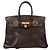 Hermès Hermes Birkin Brown Courchevel with Gold Hardware 35 Marrone