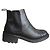 Botines Chelsea de cuero Robert Clergerie Negro