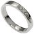 Cartier C Ring mit 1P Diamant aus Platin