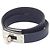 Bracciale Charm Hermès Kelly Double Tour Blu Blu navy