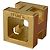 Hermès Hermes Cage d'H H-Cube Halskette Golden Orange - Ansicht 5