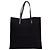 Jimmy Choo Logo Canvas Tote Bag Schwarz - Ansicht 3