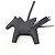 Hermès Hermes Rodeo Pegasus Handbag Charm Negro - vista 2