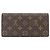 Louis Vuitton Monogram Portefeuille Emilie Wallet Marrone - vista 2
