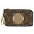 Louis Vuitton Monogram Pochette Clé Coin & Key Case Braun