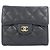Chanel Timeless Classic Line AP0231 Geldbörse Schwarz Bordeaux
