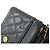 Portafoglio a catena/spalla Chanel Timeless Classic Line Nero Bordò - vista 8