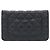Cadena de cartera Chanel Timeless Classic Line AP0250 Negro Burdeos - vista 2