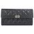 Portafoglio lungo Chanel Boy Line 80286 in vitello nero