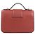 Longchamp Schultertasche aus Leder in Rotbraun - Ansicht 3