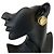 Orecchini a clip Chanel Cambon Plate Gold D'oro - vista 2