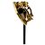 Orecchini a clip Chanel Cambon Plate Gold D'oro - vista 6