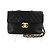 Timeless Borsa Chanel Classic Flap Maxi Jumbo Pelle d'Agnello Nera Nero