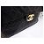 Timeless Borsa Chanel Classic Flap Maxi Jumbo Pelle d'Agnello Nera Nero - vista 12