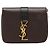 Autre Marque Cartera compacta Saint Laurent YSL Logo Cassandra Castaño Negro