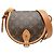 Borsa a tracolla Louis Vuitton Monogram Tambourin Marrone