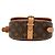 Borsa a tracolla Louis Vuitton Monogram Tambourin Marrone - vista 3