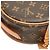 Borsa a tracolla Louis Vuitton Monogram Tambourin Marrone - vista 7