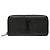 Autre Marque Cartera larga de piel negra Saint Laurent Negro