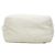 Sac de plage Chanel Coco Mark à franges Blanc Écru - vue 3