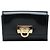 Tarjetero de piel negra Salvatore Ferragamo Negro