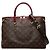 Bolso Louis Vuitton Monogram Pallas Castaño Burdeos Púrpura