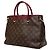 Bolso Louis Vuitton Monogram Pallas Castaño Burdeos Púrpura - vista 2