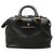 Bolso de mano MCM de cuero negro