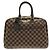 Bolso de mano Vanity Louis Vuitton Damier Bowling Castaño