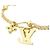 Bracciale Louis Vuitton Lady Rosa D'oro Porpora - vista 3