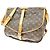 Louis Vuitton Saumur Monogram Canvas 35 Marron